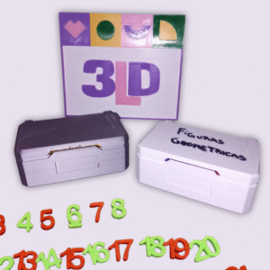 Numero Montessori del 0 al 50 con Caja organizadora