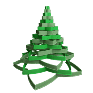 Cortador de Galletitas Estrellas Arbol de Navidad