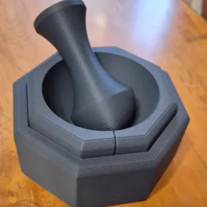 Molde de Semiesfera Divisible para Arcilla