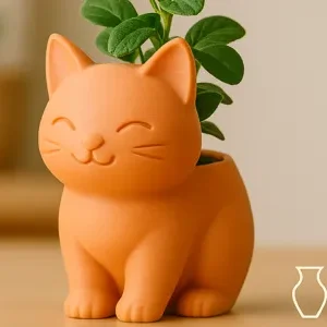 Macetero Gato – Linda Decoración Felina para Amantes de las Plantas