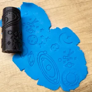 Rodillo Play-Doh de temática espacial