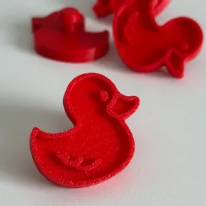 Sellos de arcilla o cerámica para patos x4