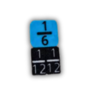 Puzzle fracciones hasta 1 sobre 12
