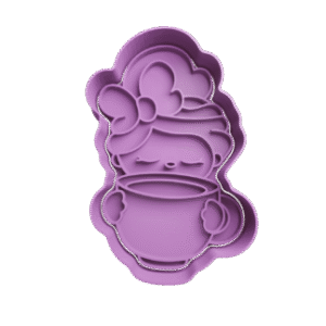 Cortador de Galletitas Abuela con Taza 2