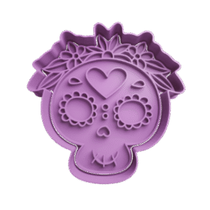 Cortador de Galletitas Calavera Mexicana 6