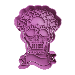 Cortador de Galletitas Calavera Mexicana