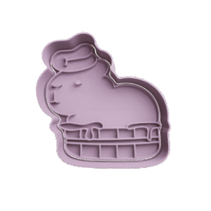 Cortador de Galletitas Carpincho Bañandose