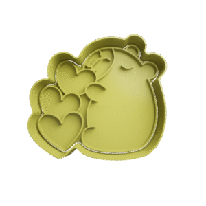Cortador de Galletitas Carpincho con Corazon 5