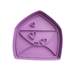 Cortador de Galletitas Carta con Corazones 2