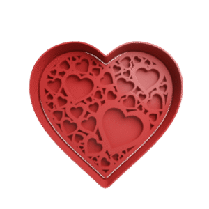 Cortador de Galletitas Corazón con Corazones