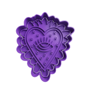 Cortador de Galletitas Corazon Decorado 6