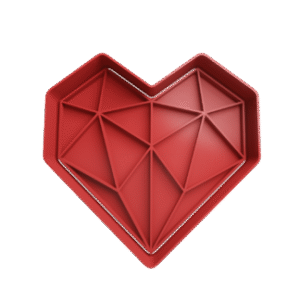 Cortador de Galletitas Corazón Diamante