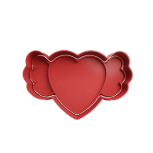 Cortador de Galletitas Corazón con Alas