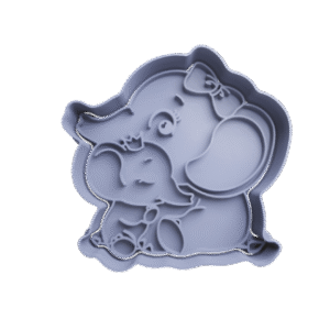 Cortador de Galletitas Elefante Mama con su Hijo