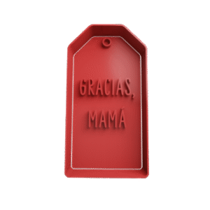 Cortador de Galletitas Etiqueta -Gracias mamá