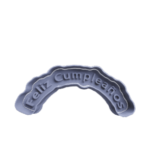Cortador de Galletitas Feliz Cumpleaños 2