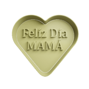 Cortador de Galletitas Corazón -Feliz día Mamá 2