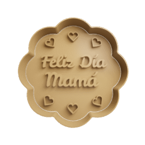 Cortador de Galletitas Corazones -Feliz día Mamá 2