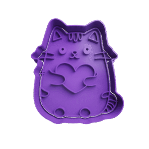 Cortador de Galletitas Gato con Corazon