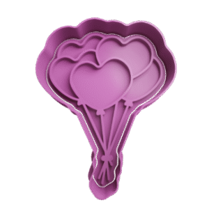 Cortador de Galletitas Globos Corazon