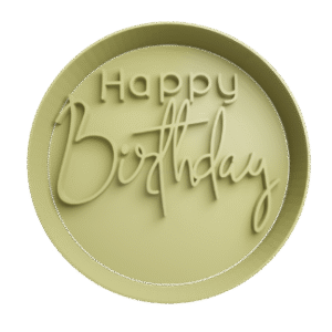 Cortador de Galletitas Happy Birthday