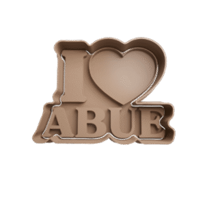 Cortador de Galletitas I LOVE ABUE