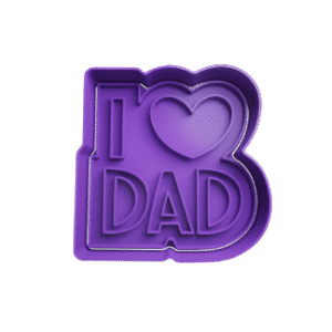 Cortador de Galletitas I Love Dad