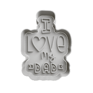 Cortador de Galletitas I Love My Dad
