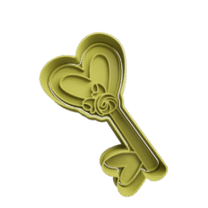 Cortador de Galletitas Llave Corazon 2