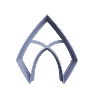Cortador de Galletitas Aquaman Logo