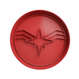 Cortador de Galletitas Capitana Marvel Logo