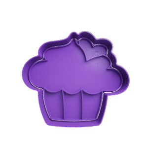 Cortador de Galletitas Muffin con Corazon