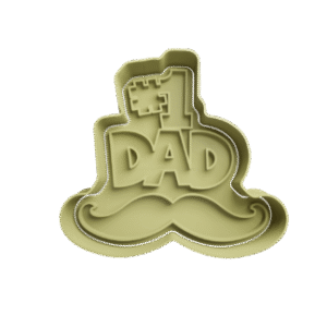Cortador de Galletitas 1# DAD con Mostacho