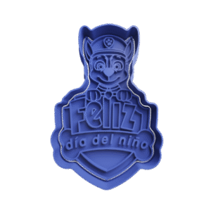 Cortador de Galletitas Paw Patrol Chase -feliz dia del Niño