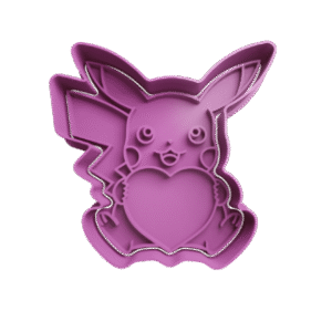 Cortador de Galletitas Pikachu con Corazon