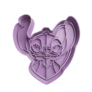 Cortador de Galletitas Stitch y Angel 2