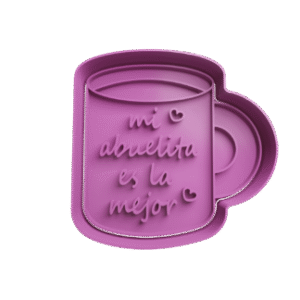 Cortador de Galletitas Taza -Mi abuelita es la Mejor