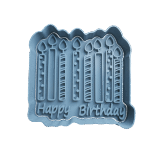 Cortador de Galletitas Happy Birthday con Velas