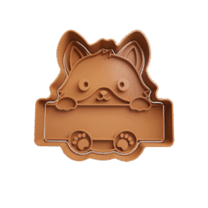 Cortador de Galletitas Zorro con Cartel
