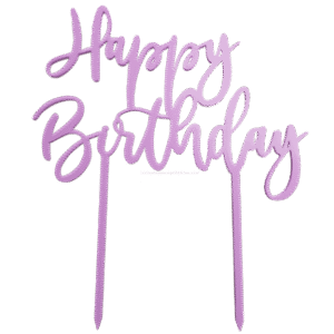 Cortador de Galletitas Happy Birthday Topper Cake